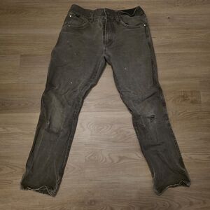 Vintage Distressed KÜHL Utility Pants – Worn-In Workwear AestheMen's Brown Jeans